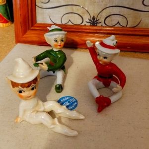 Vintage ceramic elves